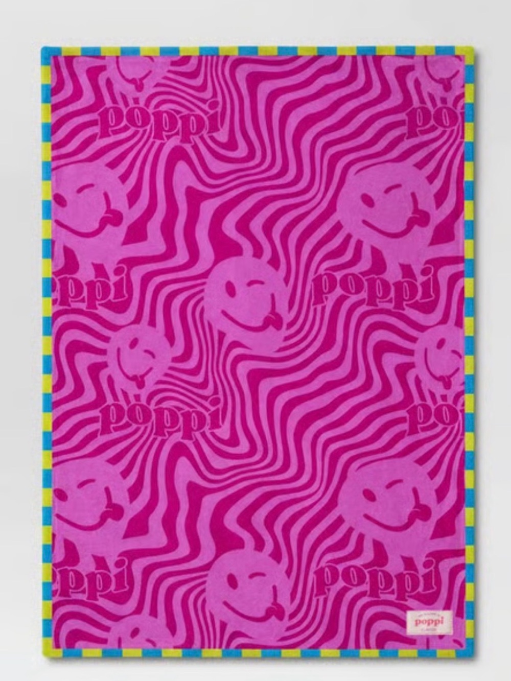 Poppi Dorm Throw Blanket Pink - Picture 2 of 4